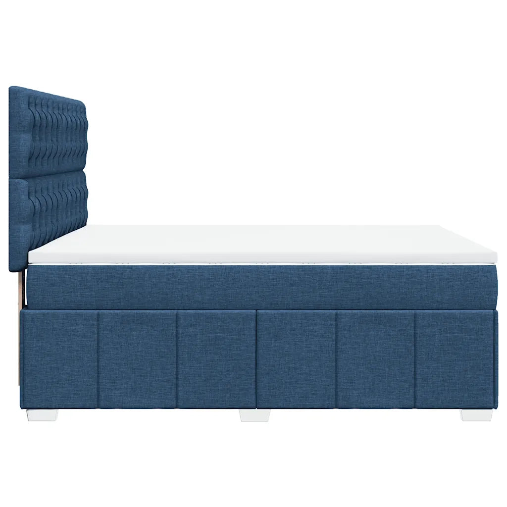 Giroletto a Molle con Materasso Blu 140x190 cm in Tessuto 3291676