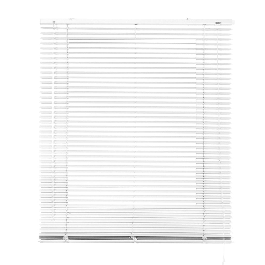 Tende Veneziane in Alluminio con Corda Autobloccante, Bianca 105x250