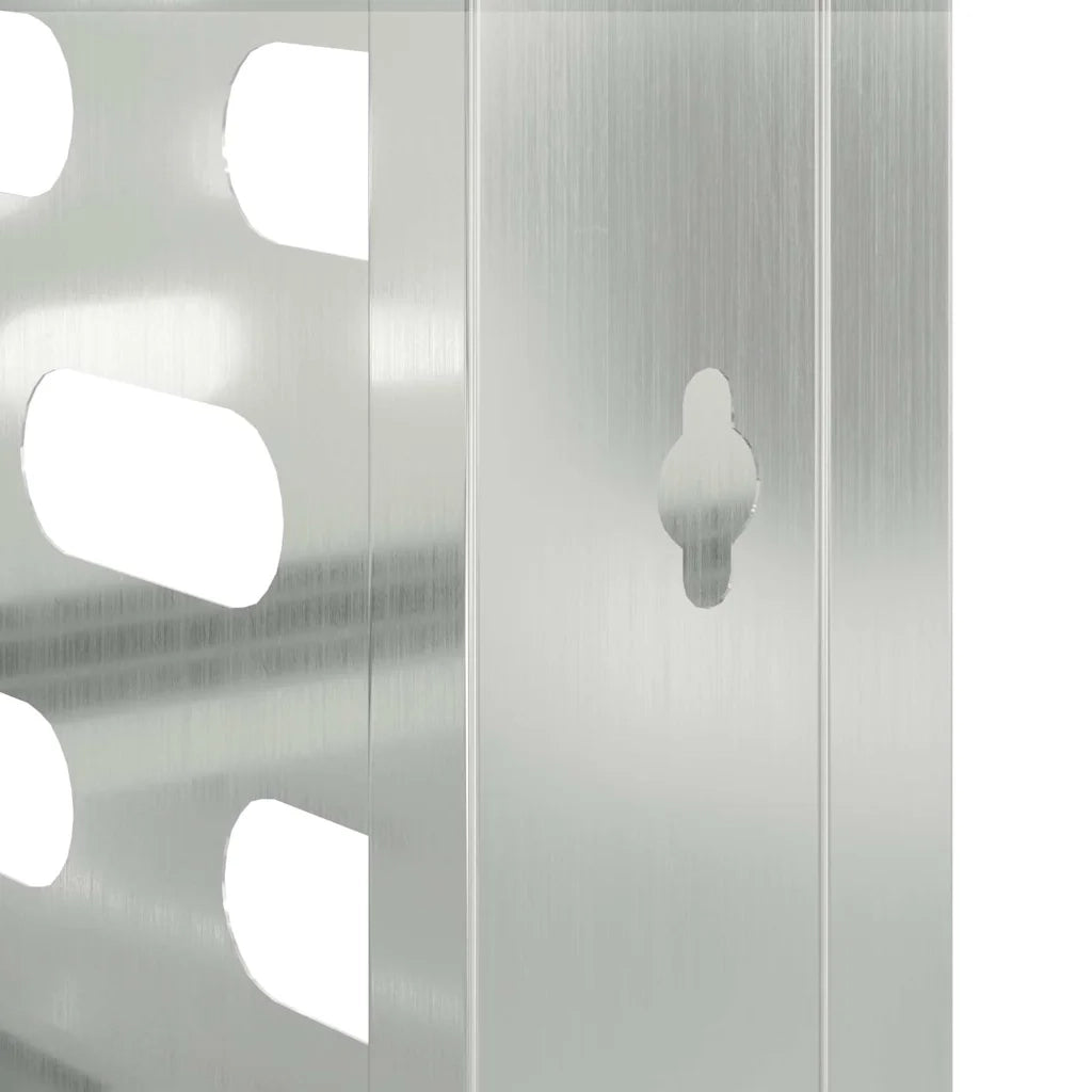 Copertura per condizionatore d'aria Argento 110 x 50 x 80 cm 865909