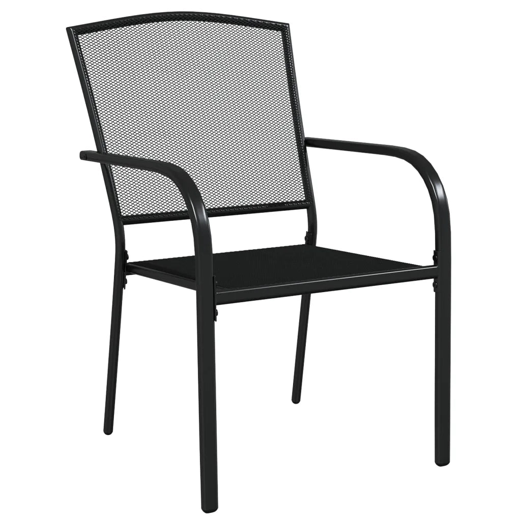 Set da Pranzo da Giardino 3 pz in Acciaio Antracite 3187969