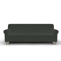 Copridivano Elasticizzato 1 Posto in Poliestere Grigio Scuro