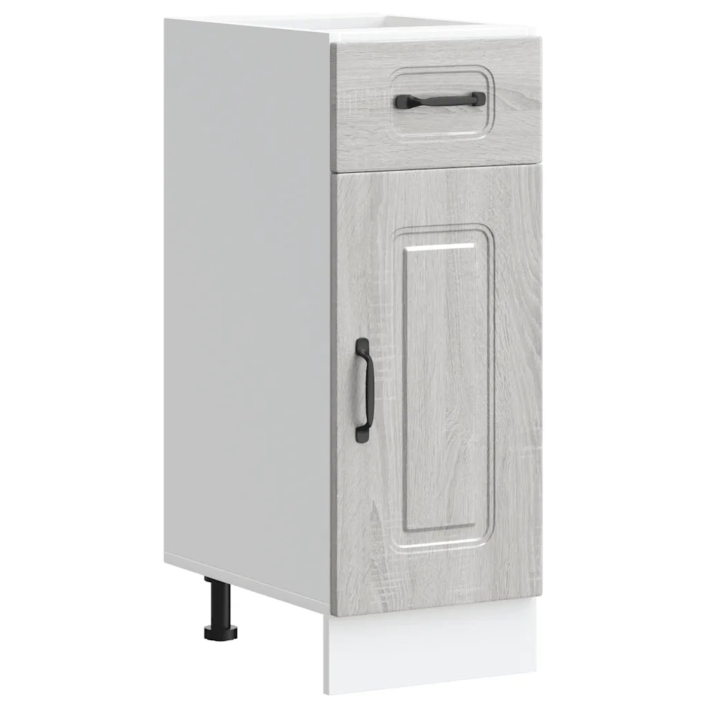 Base da Cucina Kalmar Grigio Sonoma in Legno Multistrato 853463