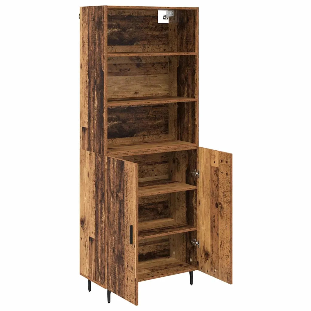 Credenza | Madia | Buffet da pranzo | Armadio da pranzo Legno vecchio 69,5 x 34 x 180 cm