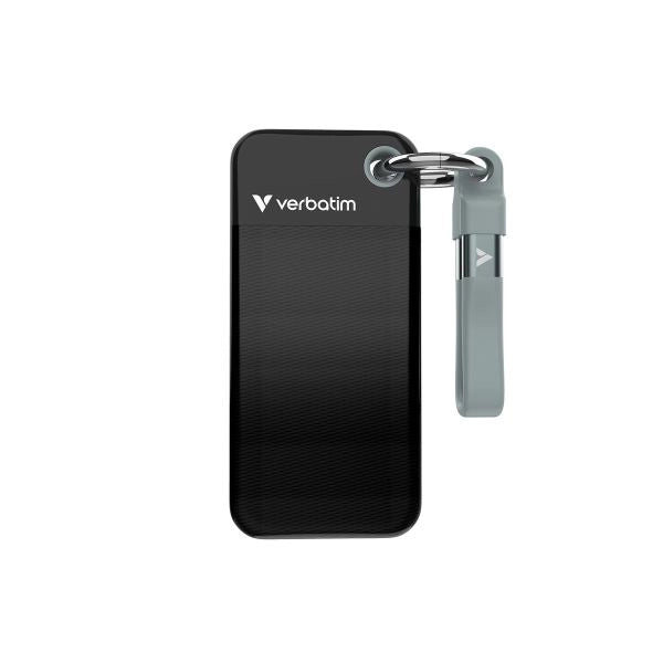 Verbatim pocket ssd 1 tb usb tipo-c 3.2 gen 2 (3.1 gen 2) nero, grigio - 32190