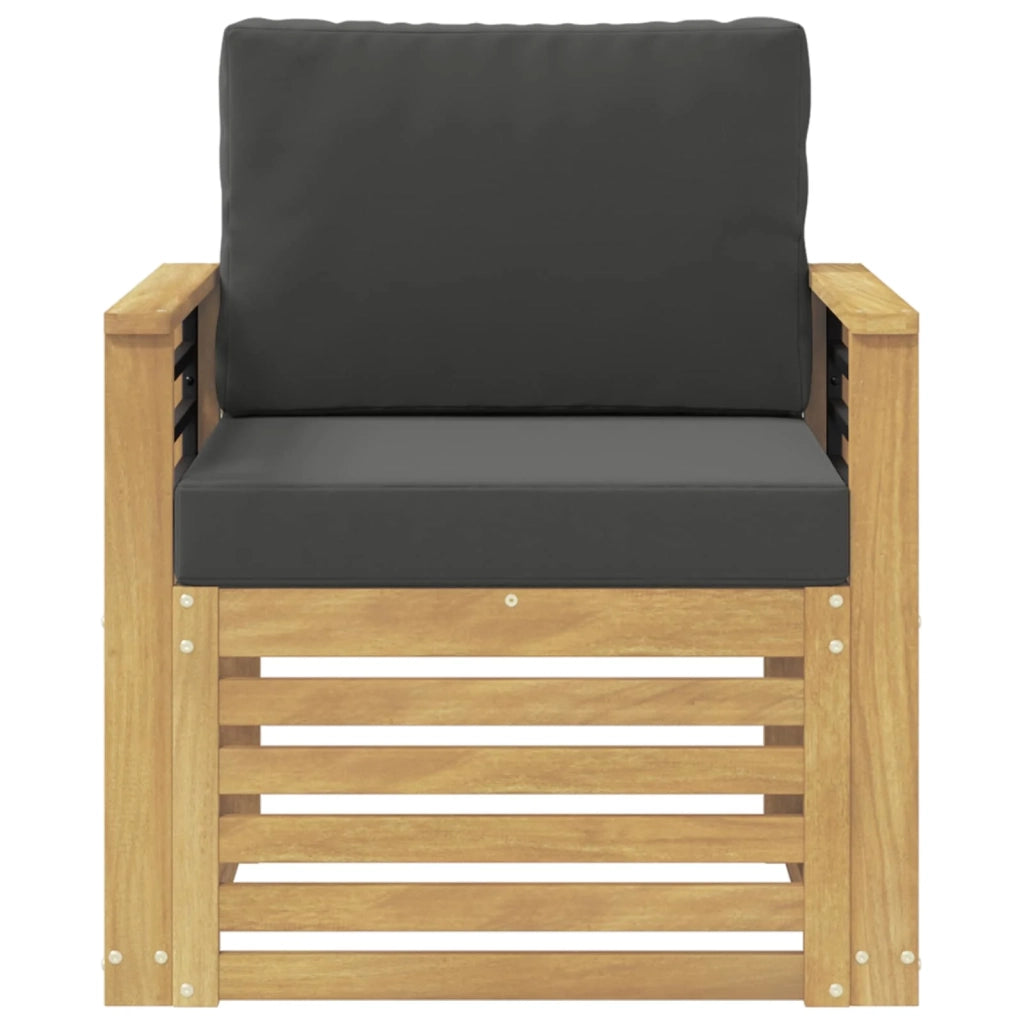 Set di divani da esterno-Sofa da giardino Poliestere Bianco 579659