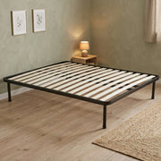 Rete letto piazza e mezza Krovanh, Rete ortopedica a doghe, 100% Made in Italy, Cm 120x190h30, Antracite