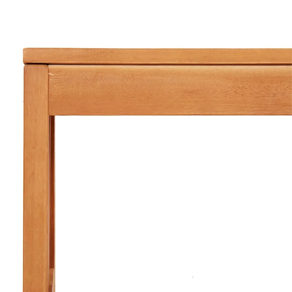 Panca da Giardino 80 cm Legno Massello di Eucalipto 363287