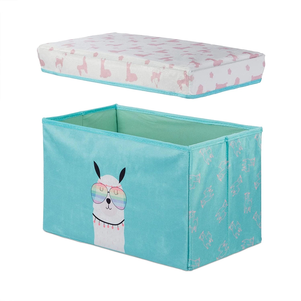 Sgabello per bambini con cassapanca per giocattoli con motivo blu 13_0002521_2