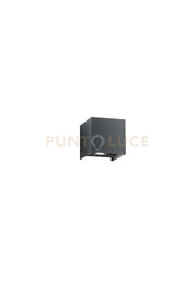 APPLIQUE BIEMISSIONE LED ALFA ANTRACITE 10W 1200LM CCT 3000K / 4000K IP54 10X10X10CM