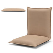 Poltrona reclinabile da terra 44 x 54,5 x 53,5 cm comoda seduta imbottita design moderno tessuto marrone 20_0018731