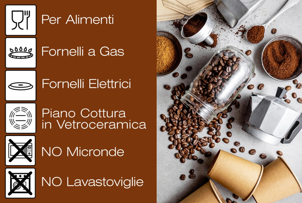 MAURY'S CAFFETTIERA MICA LA MOKA DA 1 TAZZA