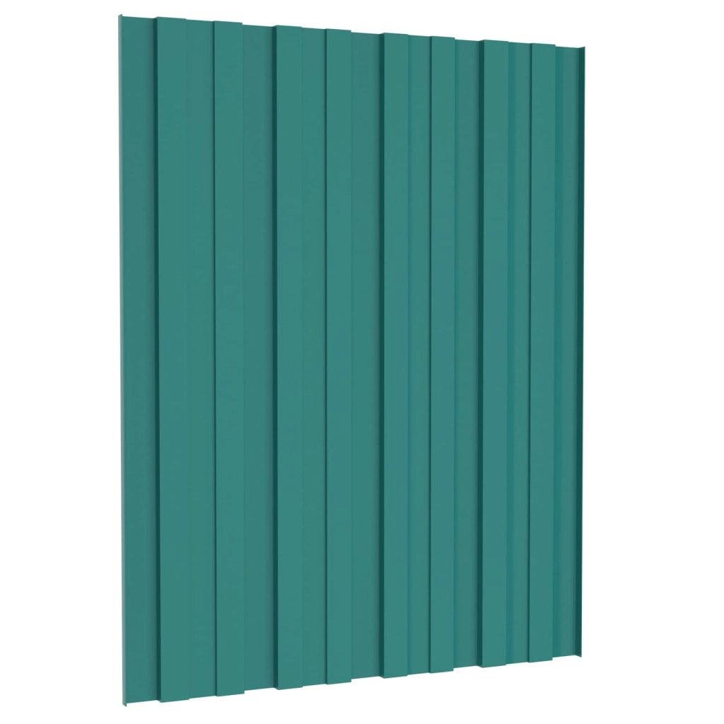 Pannello per tetto 36 pz Verde 60 x 45 cm Acciaio zincato CFW4651939