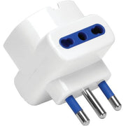 ADATTATORE TRIPLO 16A-16A+SCHUKO AIGOSTAR - BIANCO 2P+T- 10 pezzi