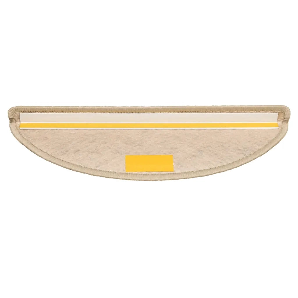 Tappeti Autoadesivi Scale Aspetto Sisal 30 pz 56x17x3 cm Sabbia 3365867