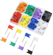 Set di spille per cartoncino da 50 pezzi - Kit di spille colorate - Spille per cartoncino - Spille per segnalare - Adatte per carte - Sostituite e riutilizzabili - Spille per cartoncino da segnalare