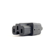 Presa VDE 10A 250V volante nera PX597 Aleyay