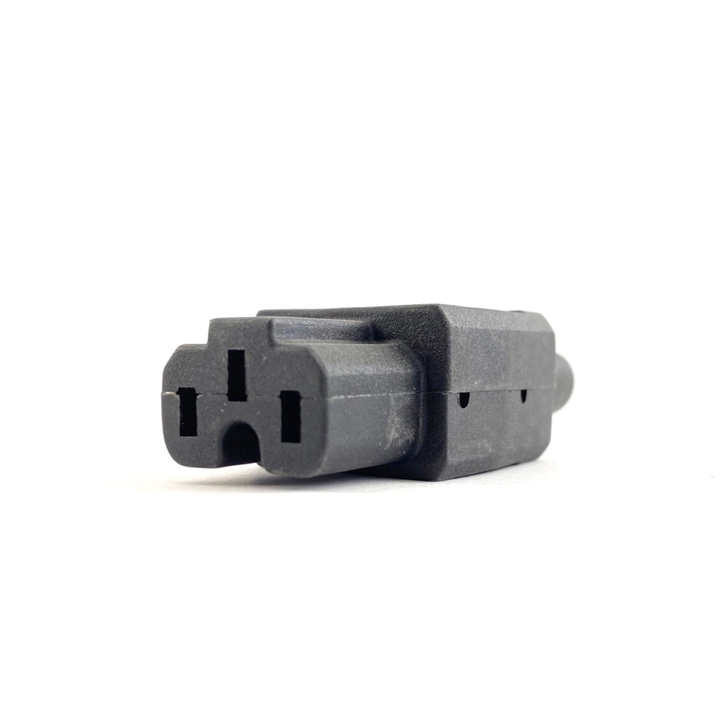 Presa VDE 10A 250V volante nera PX597 Aleyay