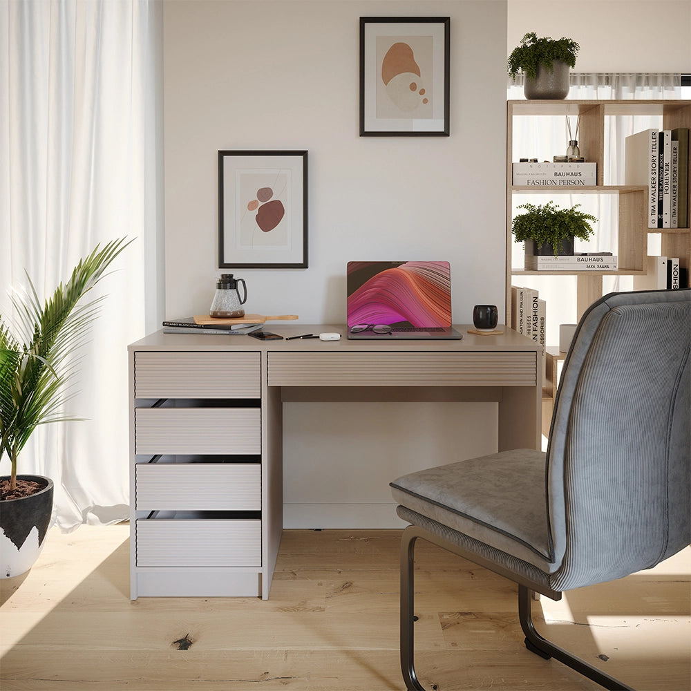 Vicco Scrivania Cachemire 55 x 120 cm con cassetti