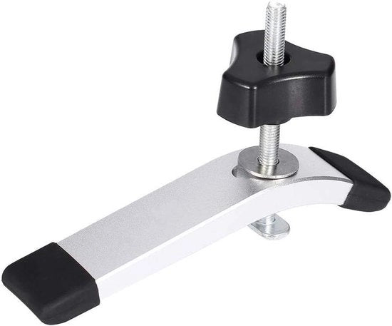 Sistema di fissaggio rapido per T-track in metallo per lavorazione del legno (impianto completo)