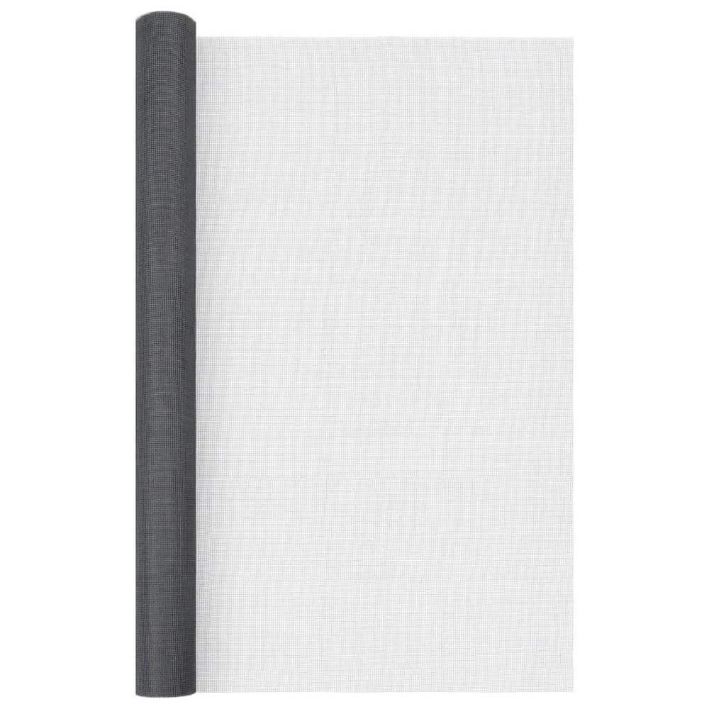 Fiberglass Fly Screen 112x2000 Cm Grey