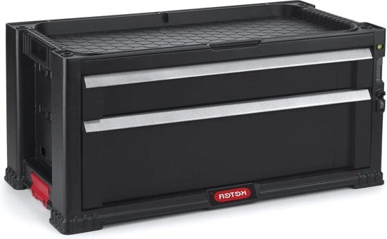 Modulo di carico per vettura di lavoro 2 posti nero - 562 x 289 x 262 cm