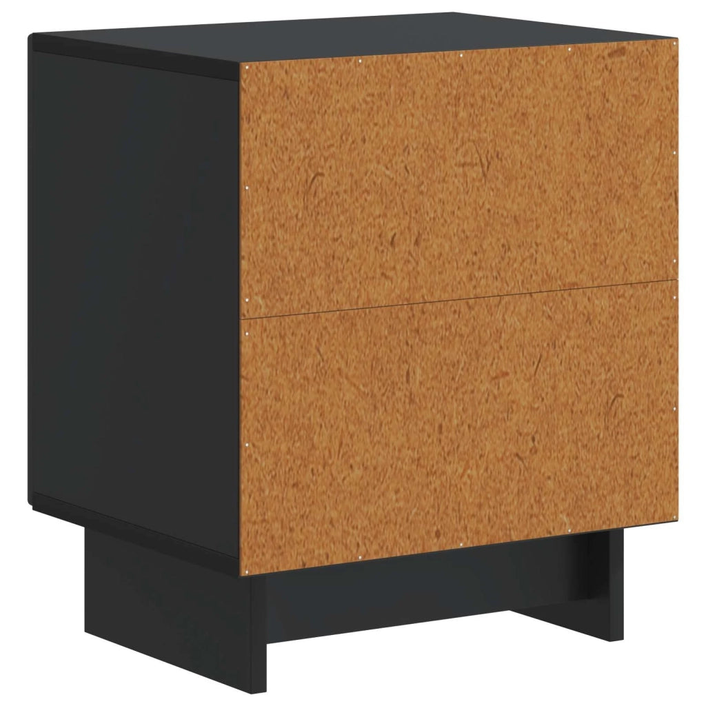 Armadio da Notte 2 pcs Nero 43 x 34,5 x 50 cm 893878