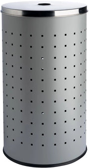 Lavatrice in Acciaio Inox - 37 Litri - Ø 29 cm - 54 cm Altezza - Design Moderno - Fessure di Aria - Scatola Lavatrice