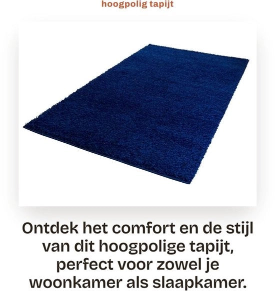 Tappeto a pelo lungo 60x110 cm - Shaggy - Stile Moderno - Pieno di Piume - Zucchero - Comfortevole Isola di Riposo
