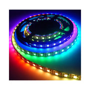Trade Shop - Striscia Strip 300 Led Rgb Digitale Multieffetto 7 Colori 5050 5 M Metri Interno -