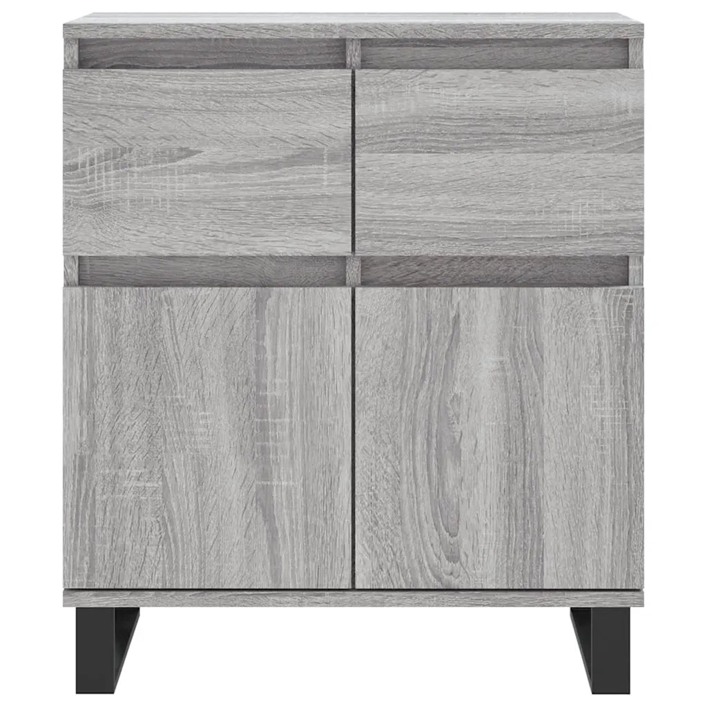 Credenza | Madia | Buffet da pranzo | Armadio da pranzo Grigio Sonoma 60x35x70 cm in Legno Multistrato