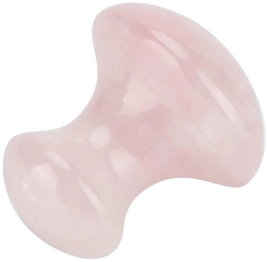 Pietra di massaggio con cristallo di quarzo - Pietra Gua Sha per massaggi - Pietra per rilassamento - Pietra per massaggi facciali - Pietra per massaggi corporei - Altezza 4 cm