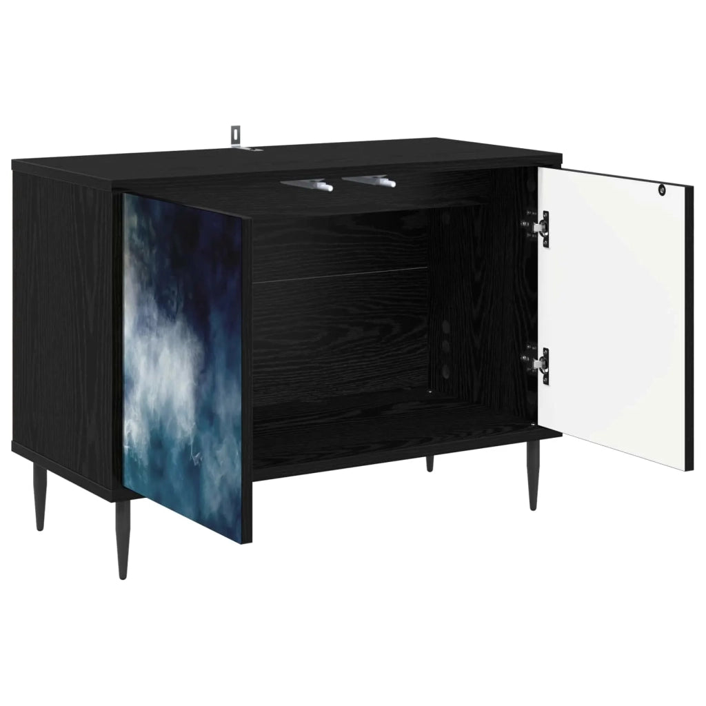 Mobile TV RAALTE 69 x 33 x 50,5 cm Rovere Nero 8007012