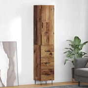 Credenza Legno vecchio 34,5 x 34 x 90 cm Legno multistrato 3402723