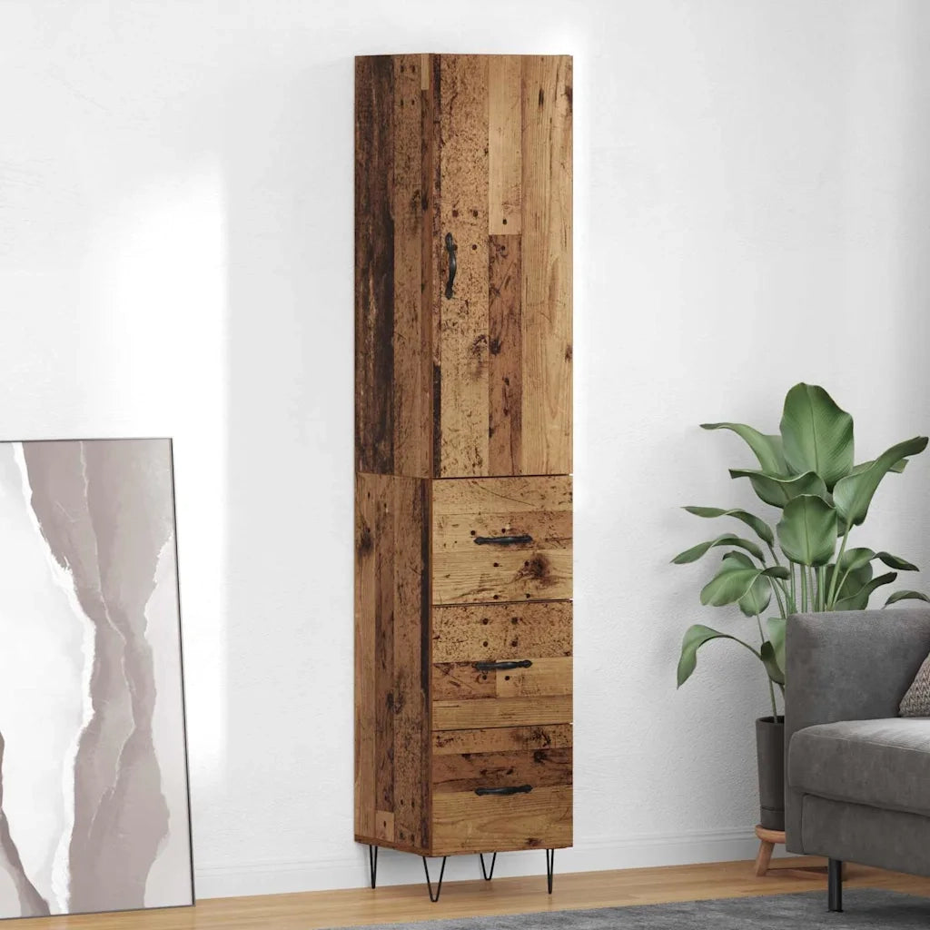 Credenza Legno vecchio 34,5 x 34 x 90 cm Legno multistrato 3402723