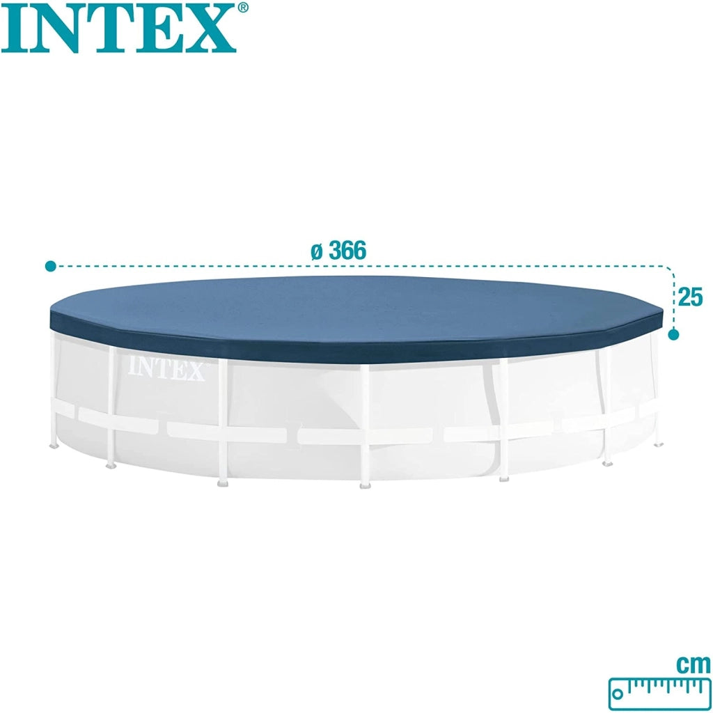 Intex COPRIPISCINA FRAME D.366CM CON FORO DRENAGGIO