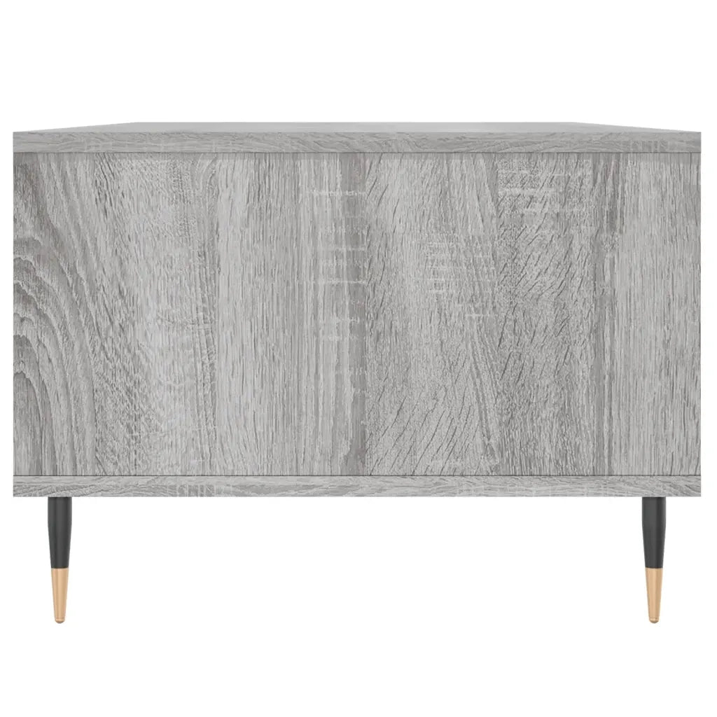 Tavolino Salotto Grigio Sonoma 90x50x36,5 cm Legno Multistrato 830586