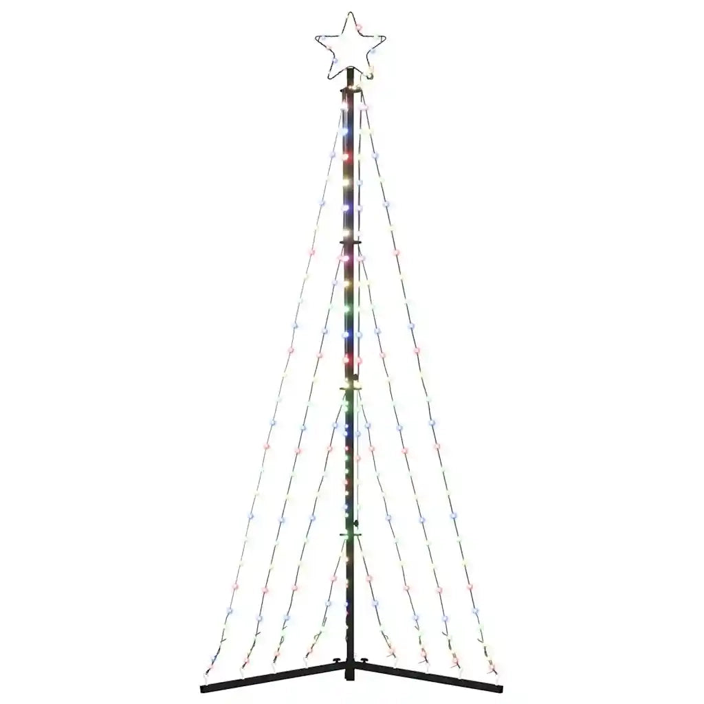 Albero di Natale a LED-Luci decorative natalizie 339 LED Colorato 187 cm