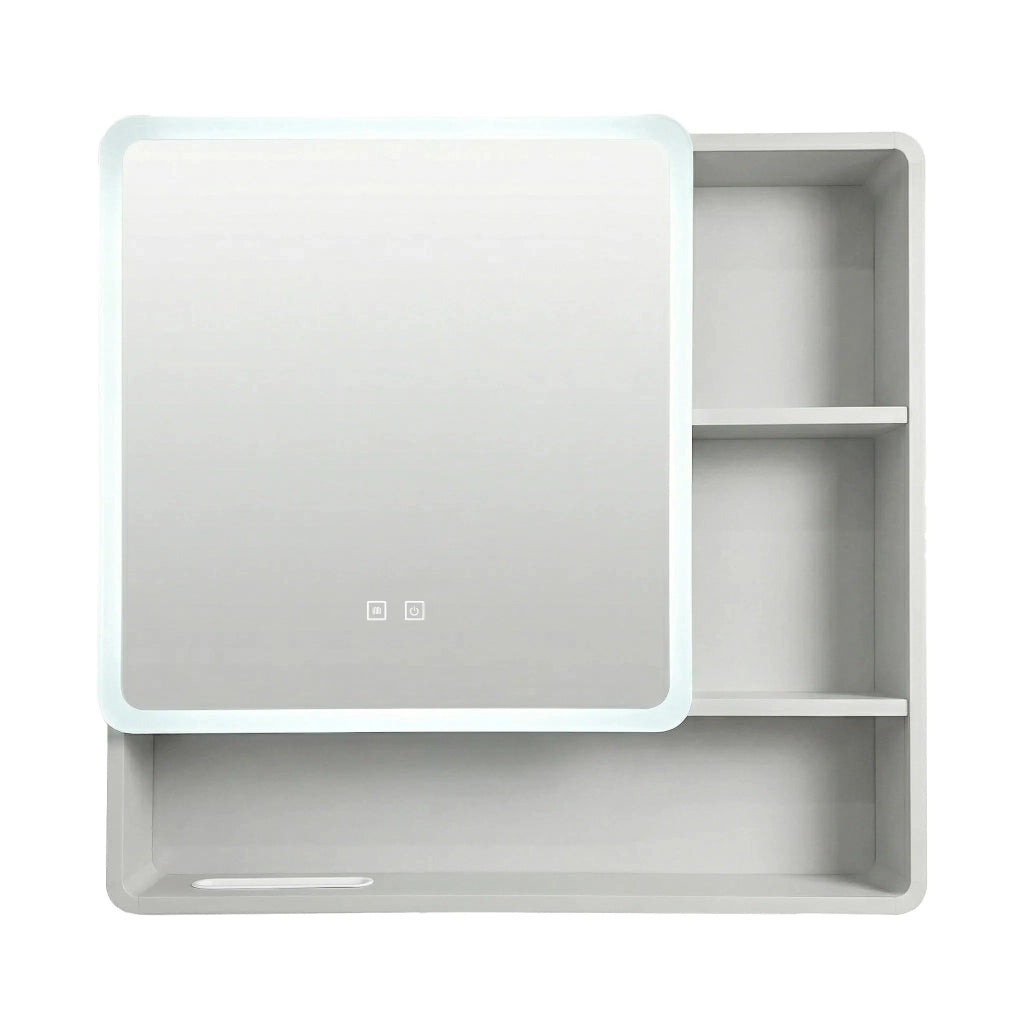 Armadietto Con Specchio Led M1016-70 70x65