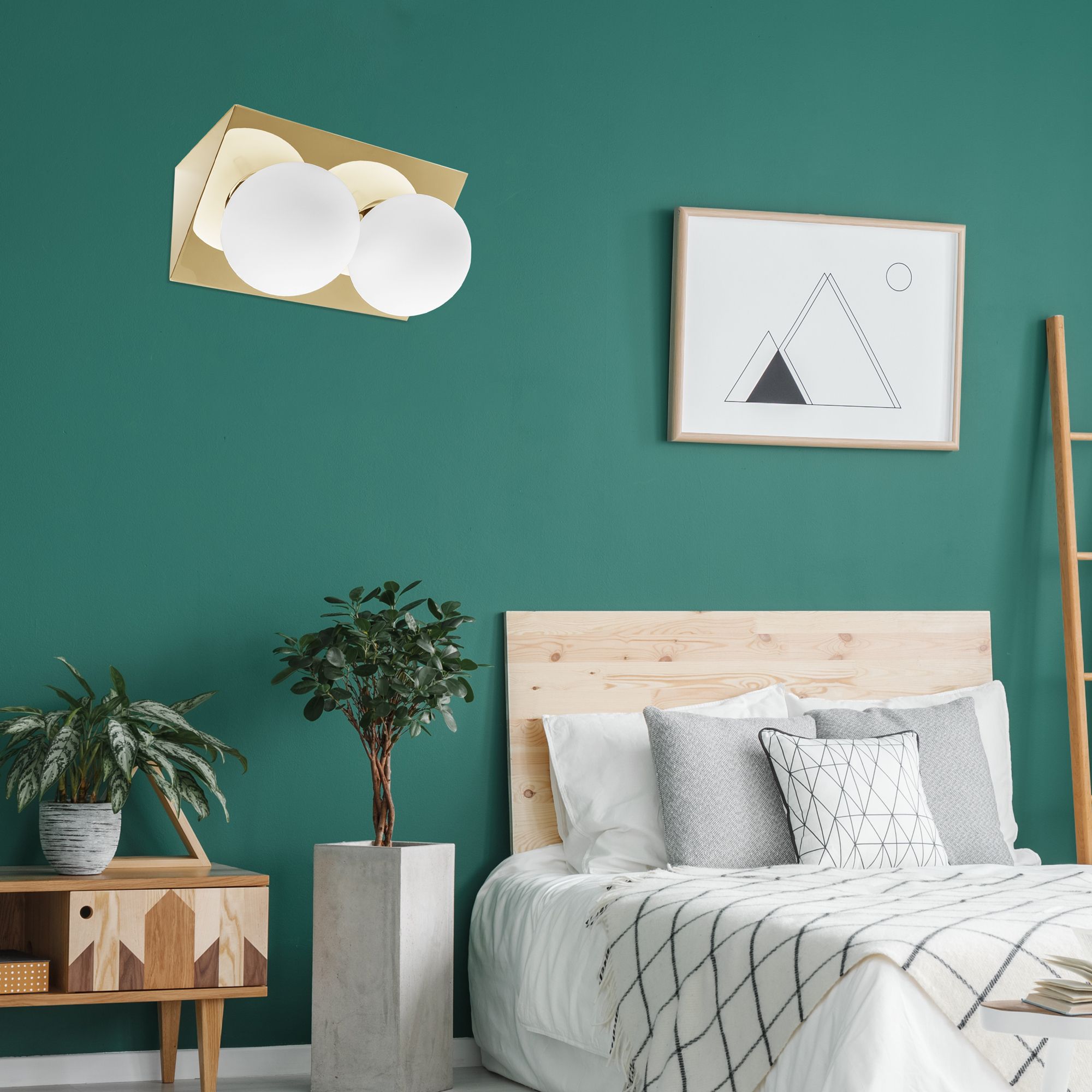 Lampada Da Parete APP1229-2W Gold