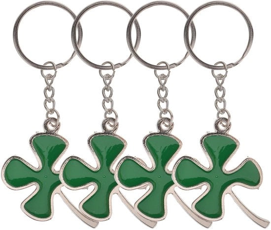 Porta chiavi a forma di tastiera in metallo - 4 pezzi - Sostenibile - Creativo - Ideale come regalo - Portachiavi