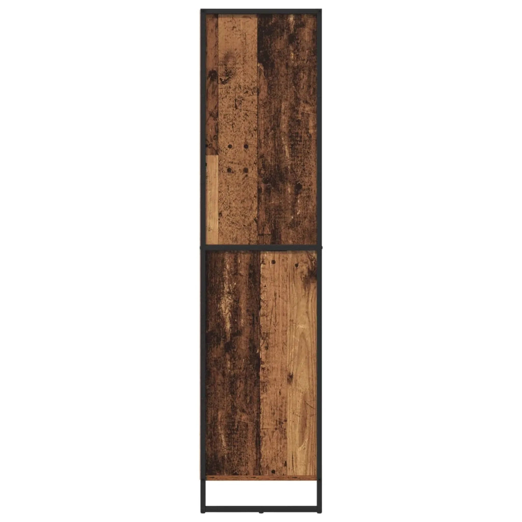 Credenza con cassetto 2 pcs Legno vecchio 81 x 36 x 150.5 cm 3403038
