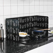 Spatoliera Opvouglabile per la Cucina - Protezione Antiscotta per Superfici di Cottura - Laminato di Alta Qualità in Alluminio - Facile Pulizia a Mano