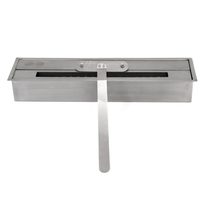 Camino a Bioetanolo da Pavimento 110x37x102 cm Cambridge Bianco