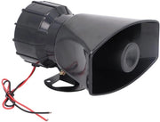 Alarme Stroblocco - 130DB Sirena - Adatto per Interno e Esterno - Nero - Sensore Infrarosso - Attivazione Pulsante - 12 Volt
