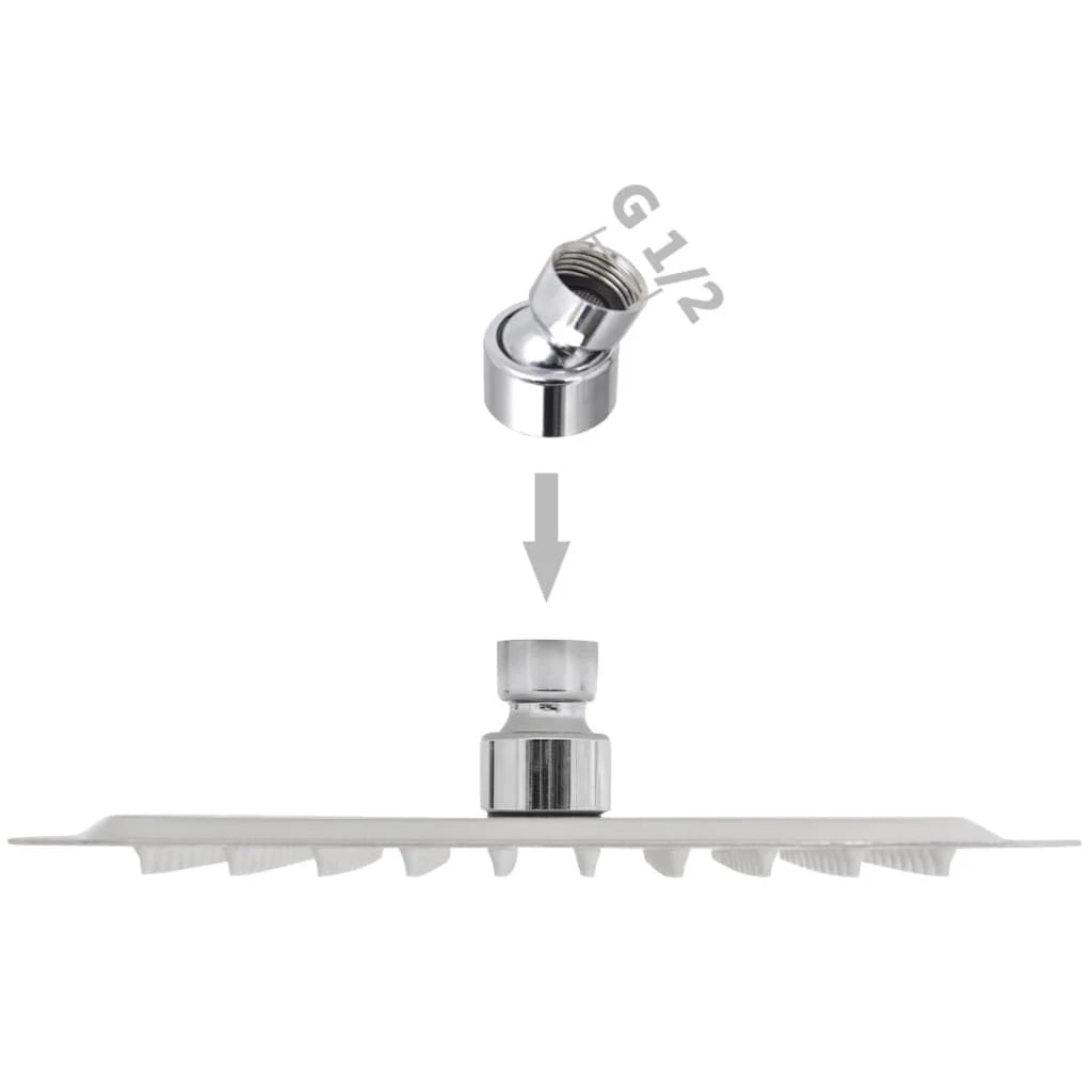 Soffione doccia quadrato in acciaio inox 20 x 20 cm 02_0003090
