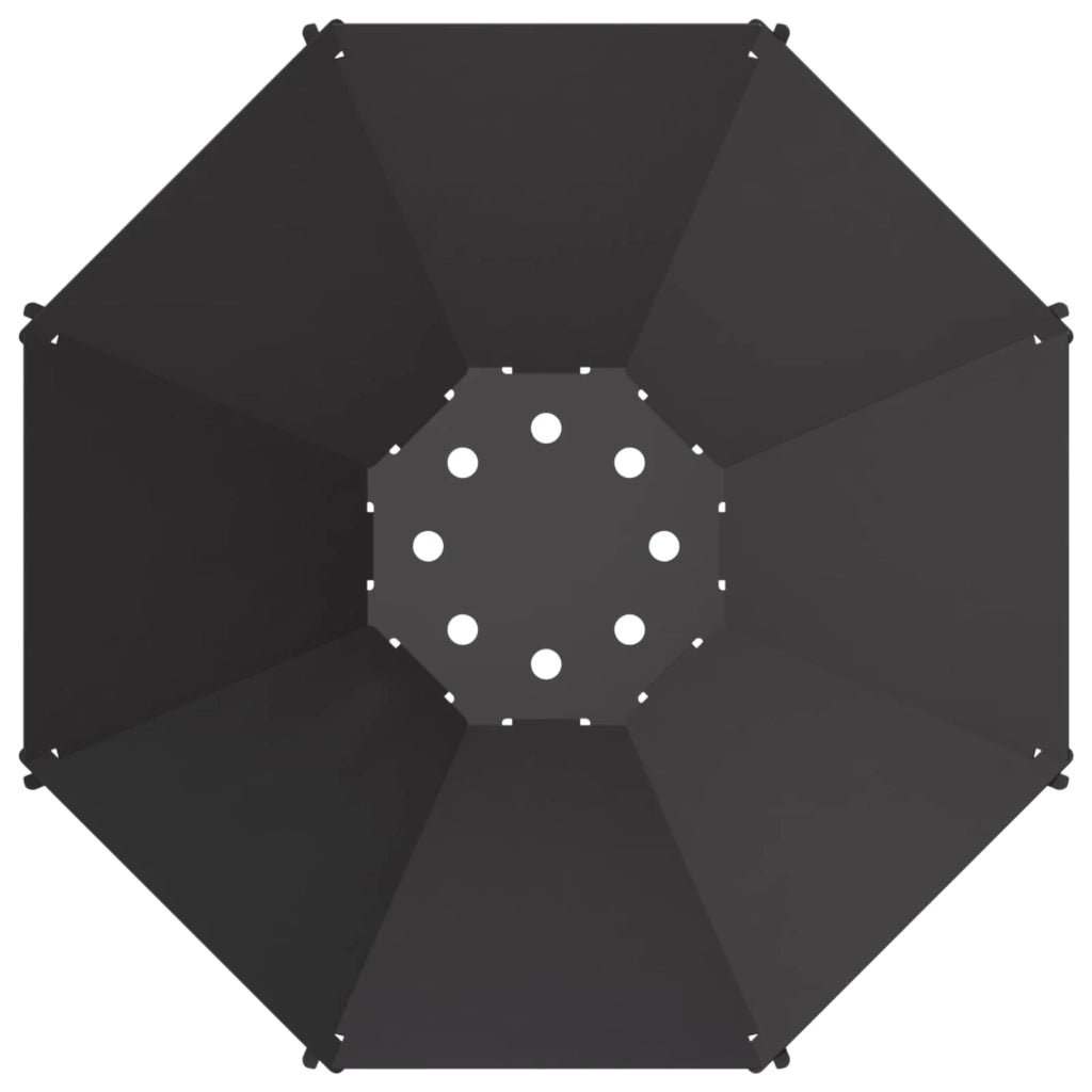 Focolare Nero 50 x 50 x 15,5 cm Acciaio 8012606