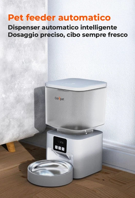 Carepet distributore per cibo automatico pet W01K-2 Con una capacità di 4,5L