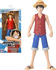 Anime Heroes - One Piece - Action figure Anime Heroes Mega 30 cm Luffy - Grande action figure snodata - Figura manga Luf