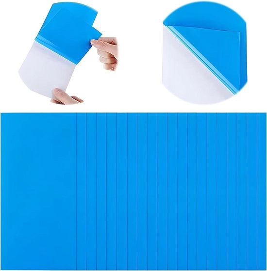 Kit di riparazione PVC autoadesivo - 20 pezzi - per piscine e barche gonfiabili