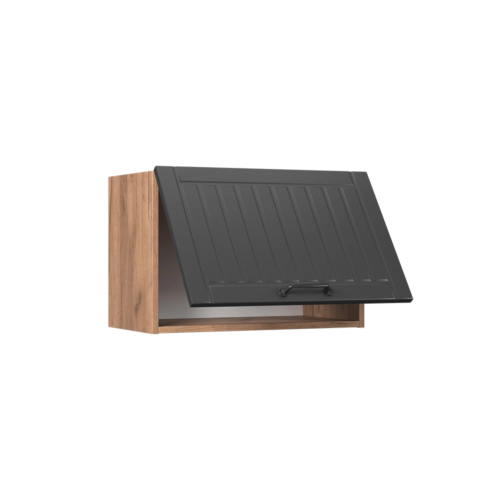 Vicco Pensile da cucina Grigio scuro 60 cm Piatto